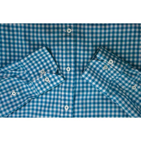 Southern Tide Trim Fit Shirt Men Size S Skipjack Long Sleeve Cotton Check Button - Picture 10 of 13